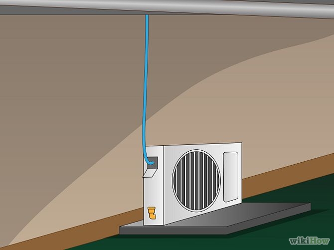 分体式系统空调机的的操作步骤670px-Install-a-Split-System-Air-Conditioner-Step-9